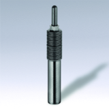 2470.20. .2 - Spring plunger, low maintenance, increased spring force, VDI 3004, Colour marking: red